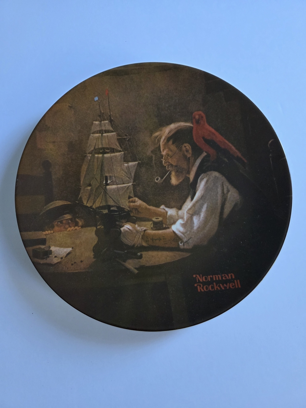 Knowles Brown and Red Maritime Modeler Art Print